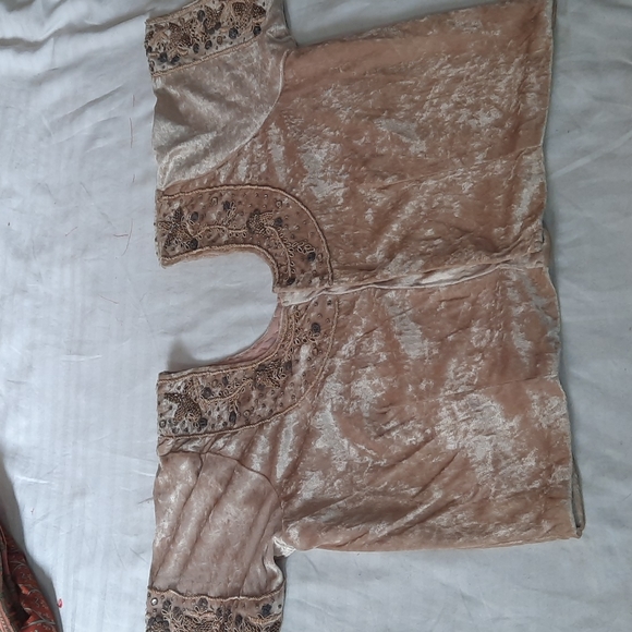 Zardosi work Valvet blouse - Picture 7 of 7